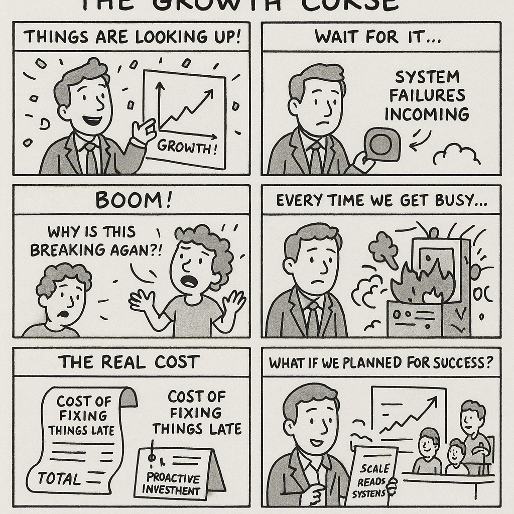 Every Time We Get Busy, Something Breaks